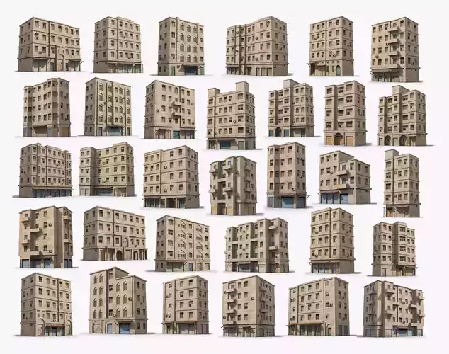 32 Arab Middle East Building Collection 