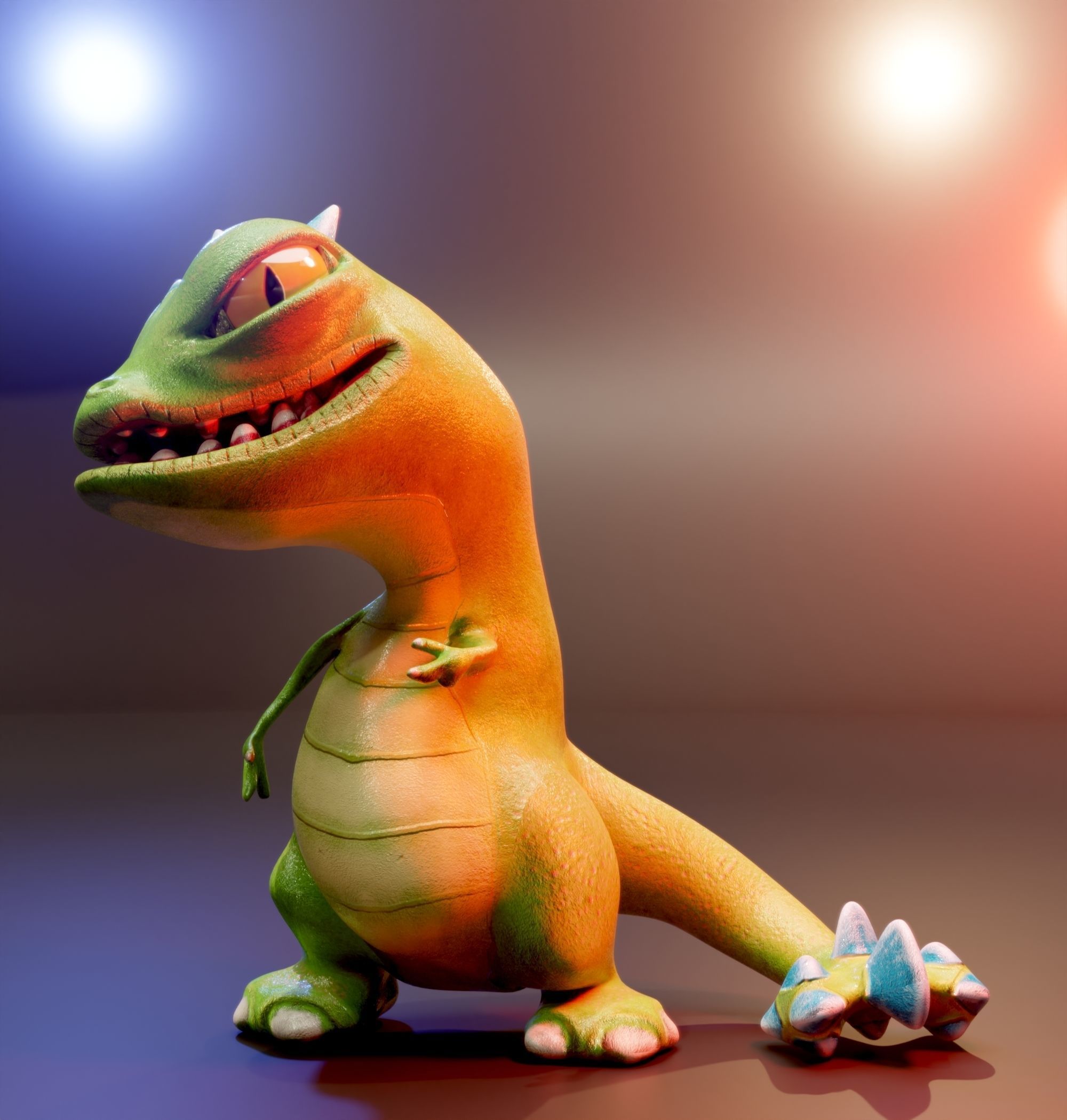 Dragon dancer 3D model_6