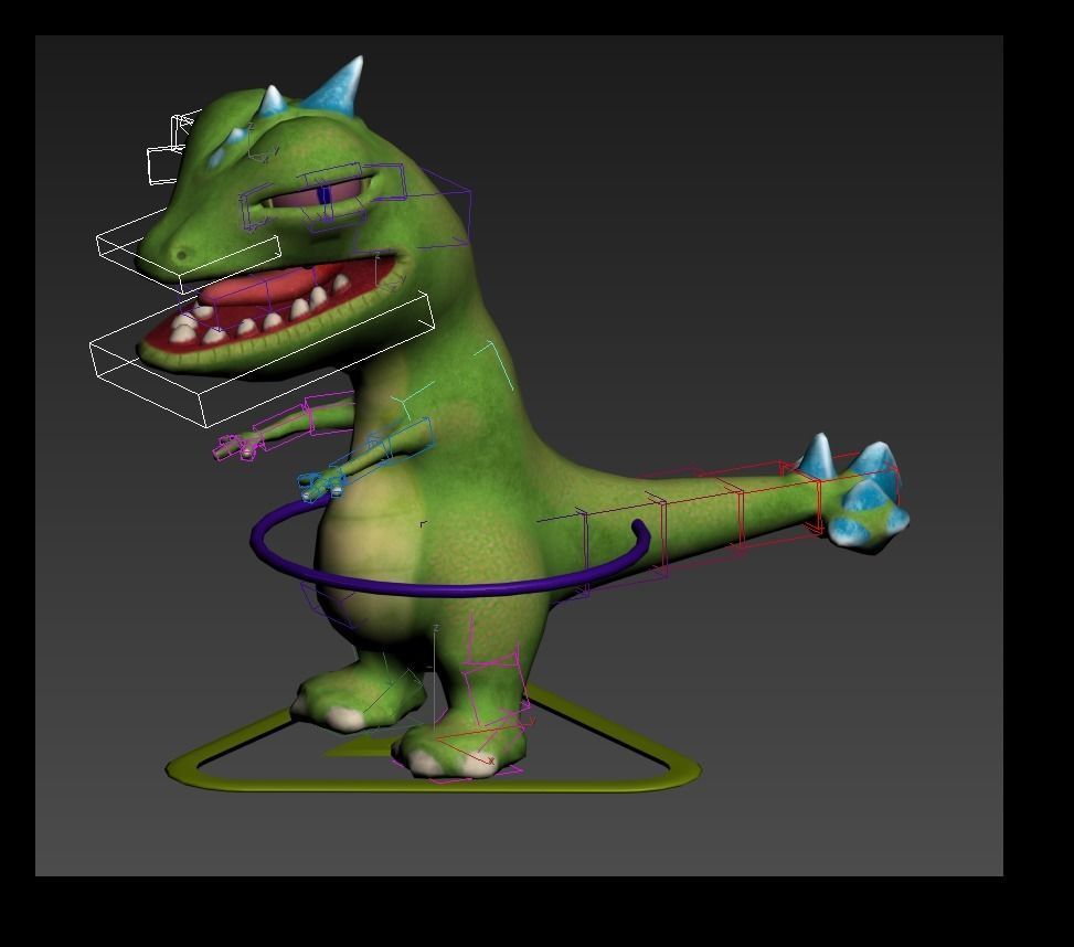 Dragon dancer 3D model_3