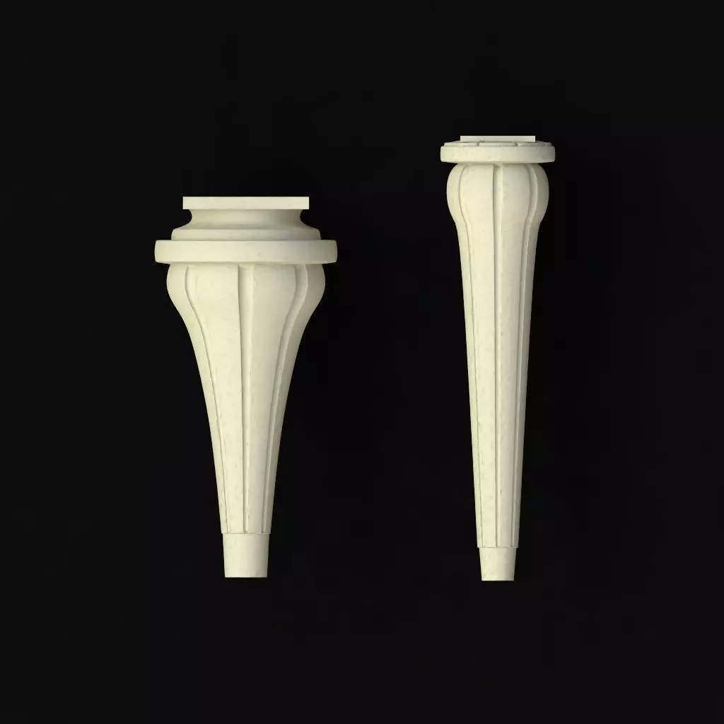 2 leg High quality 3d models for processing on a cnc machine 3D model