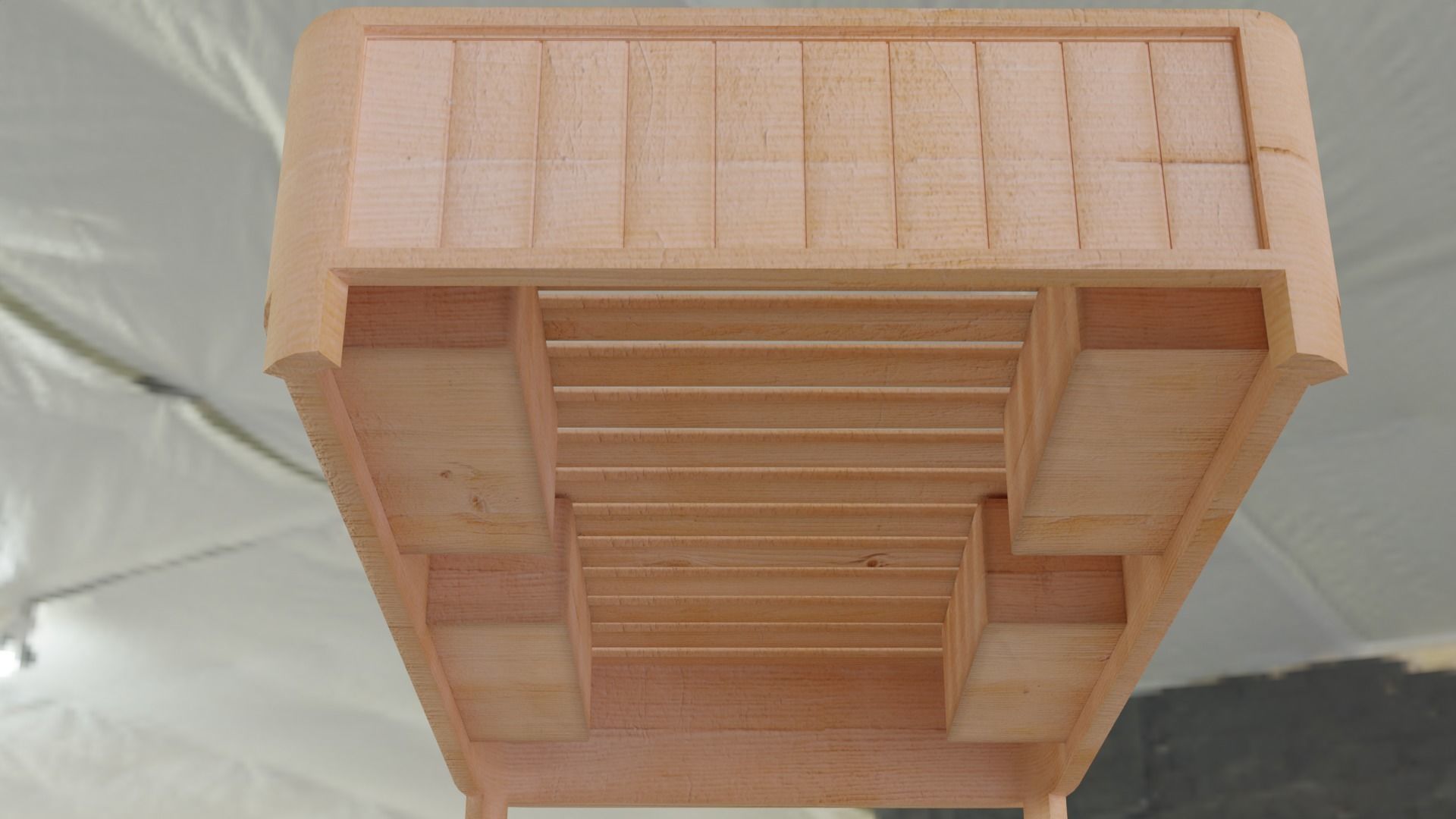 Not so old bed base 3D model_2