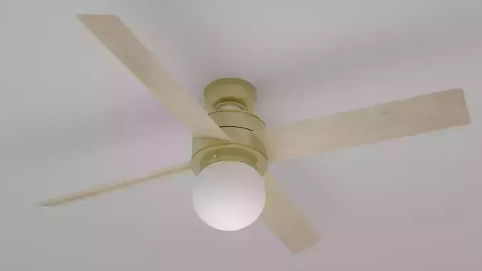 Low poly Ceiling fan 