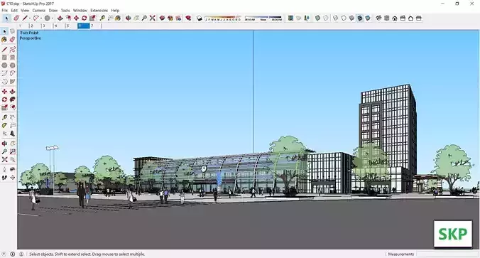 Sketchup Terminal C10 3D model