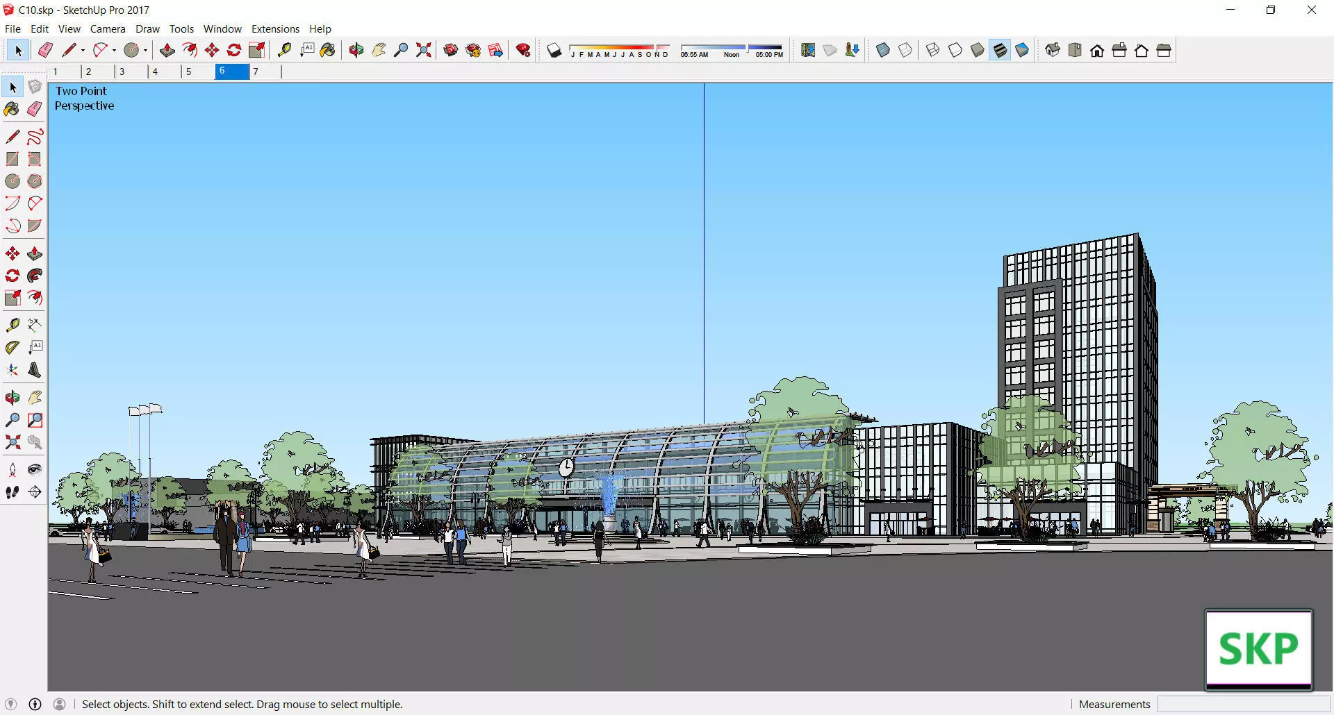 Sketchup Terminal C10 3D model_0