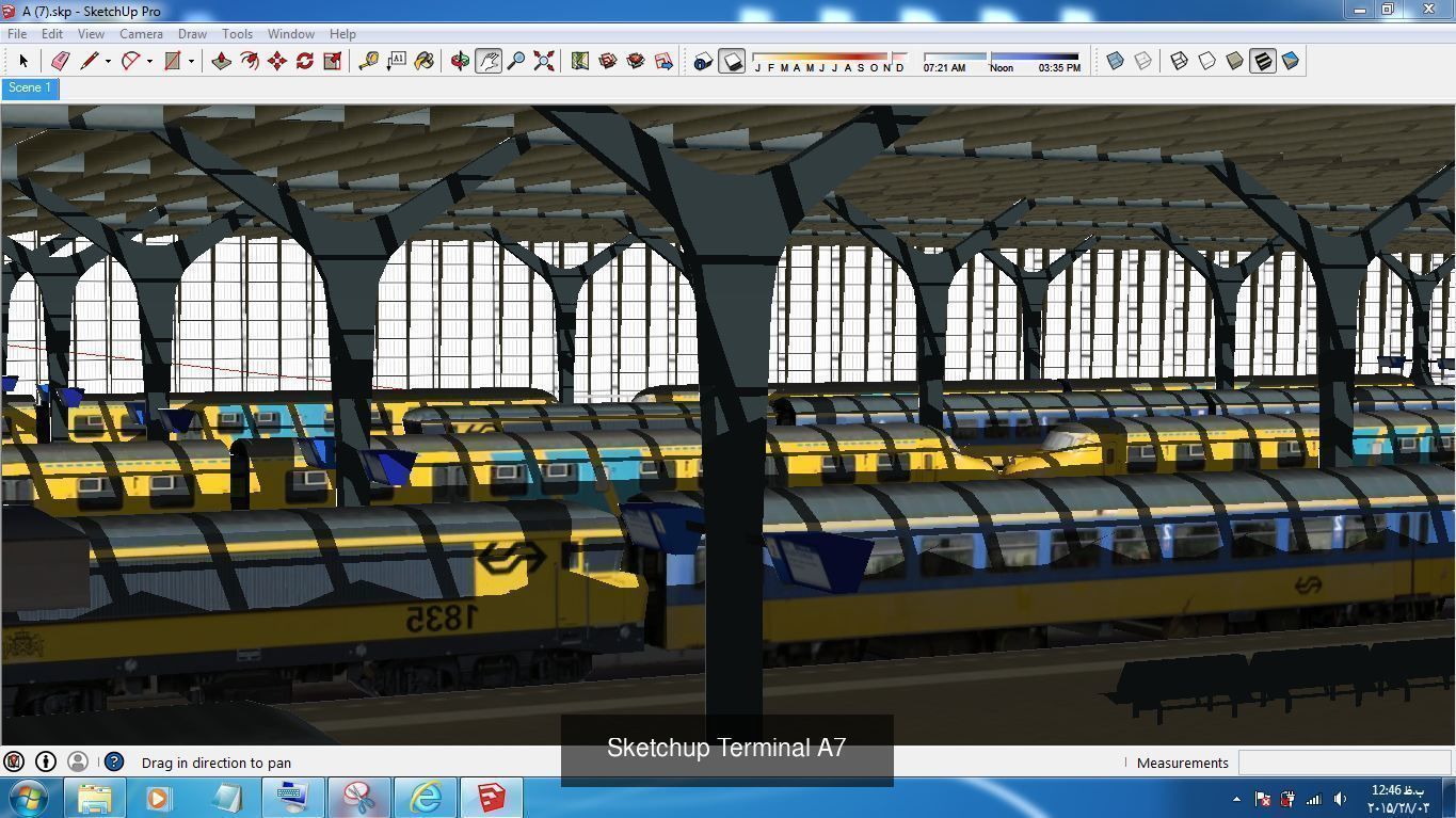 Collection 15 Sketchup Terminal models _10