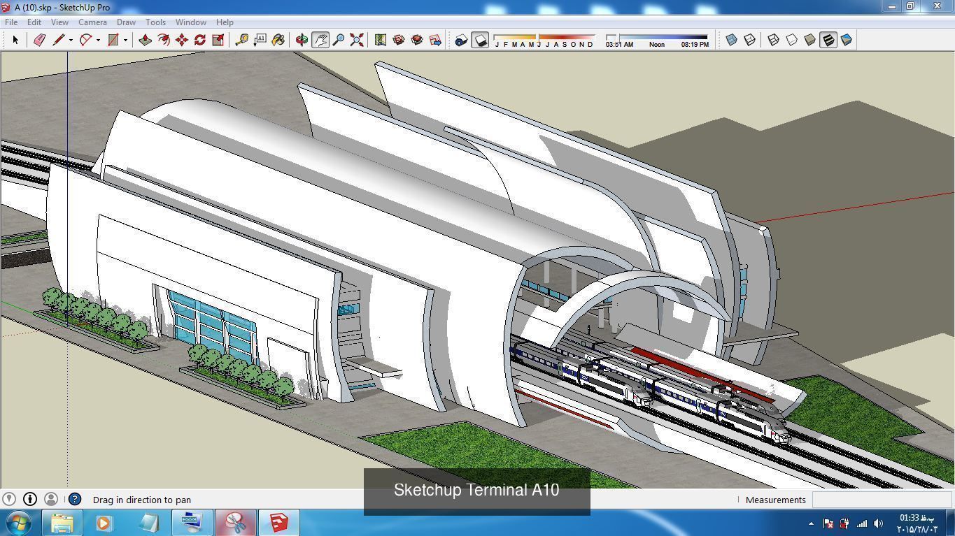 Collection 15 Sketchup Terminal models _13