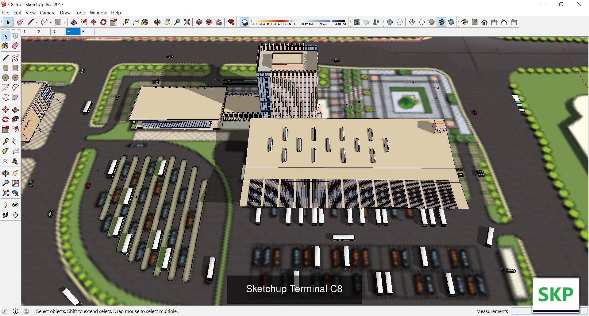 Collection 15 Sketchup Terminal models _24