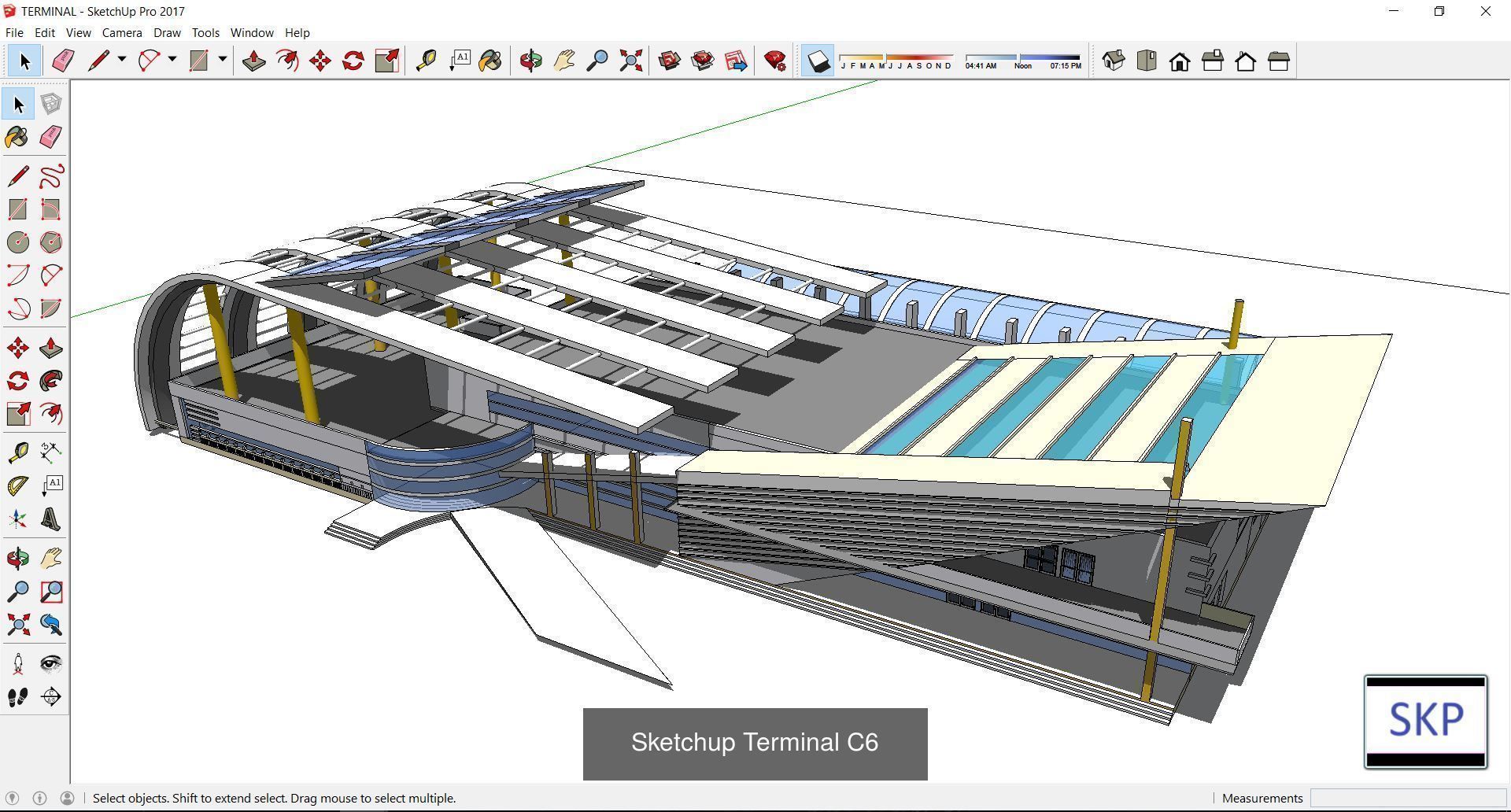 Collection 15 Sketchup Terminal models _22