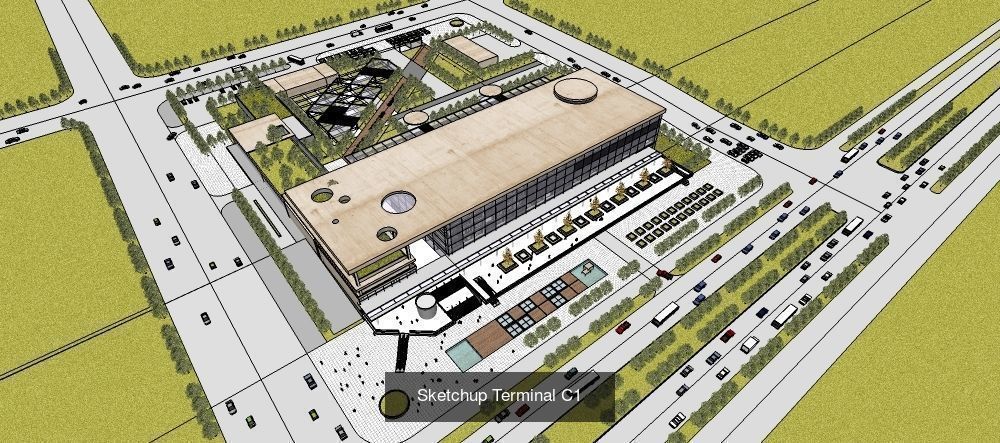 Collection 15 Sketchup Terminal models _18