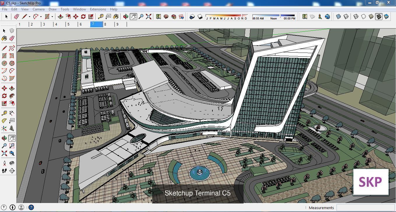 Collection 15 Sketchup Terminal models _21