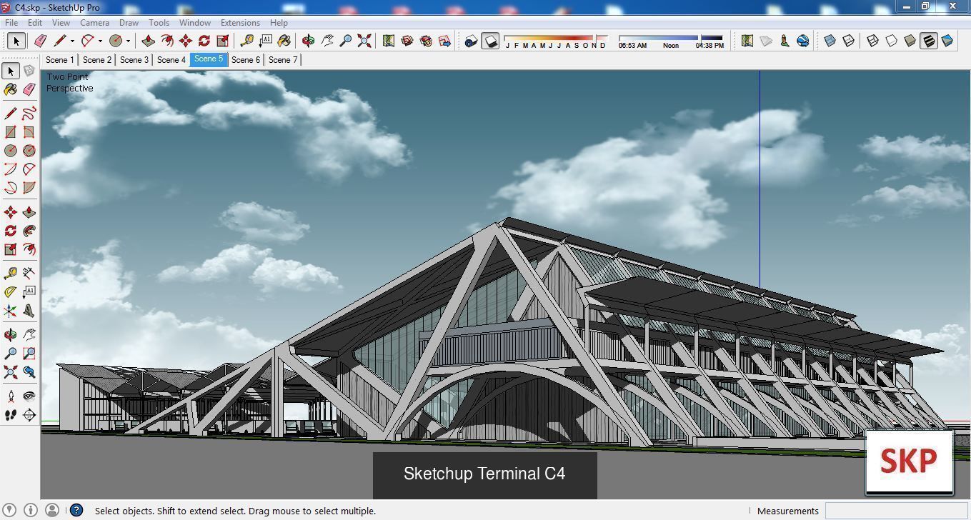 Collection 15 Sketchup Terminal models _20