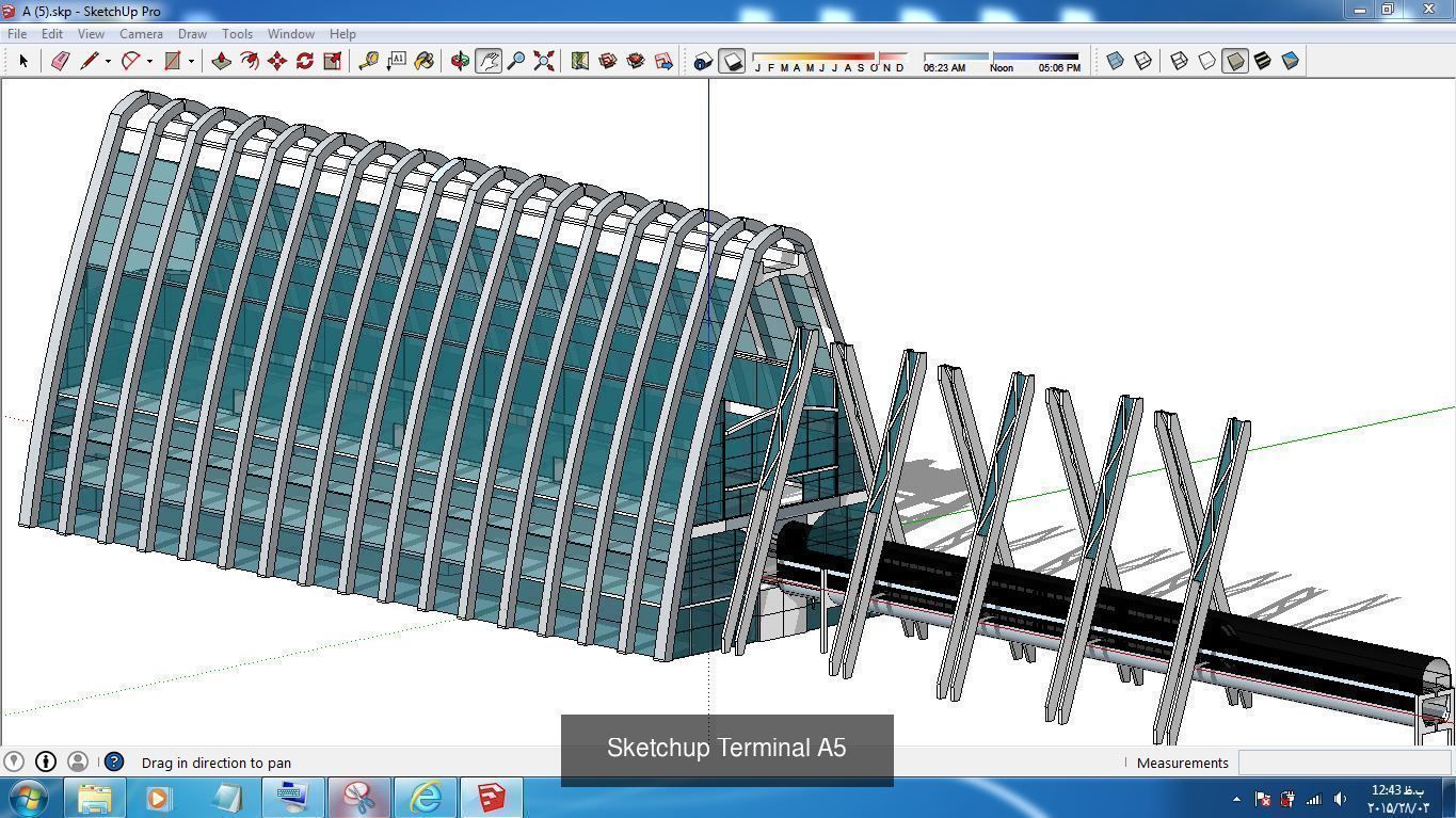 Collection 15 Sketchup Terminal models _8