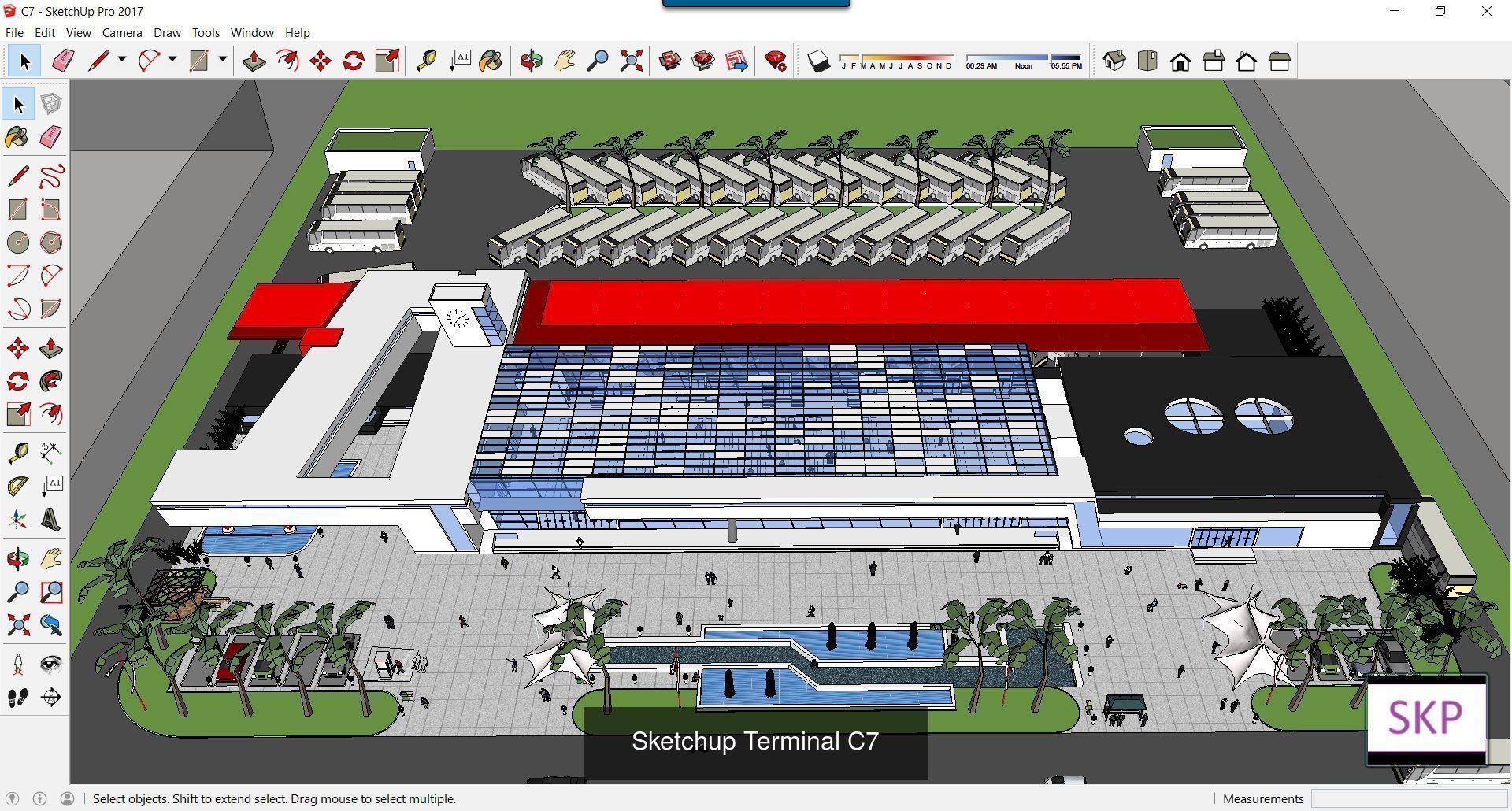 Collection 15 Sketchup Terminal models _23