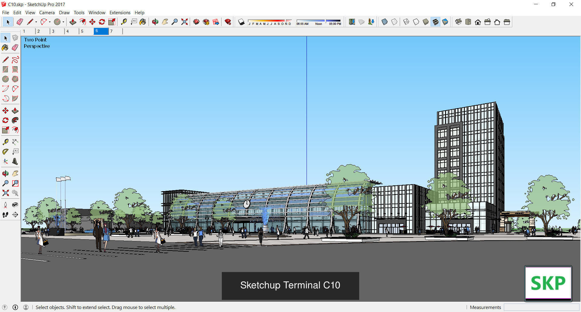 Collection 15 Sketchup Terminal models _26