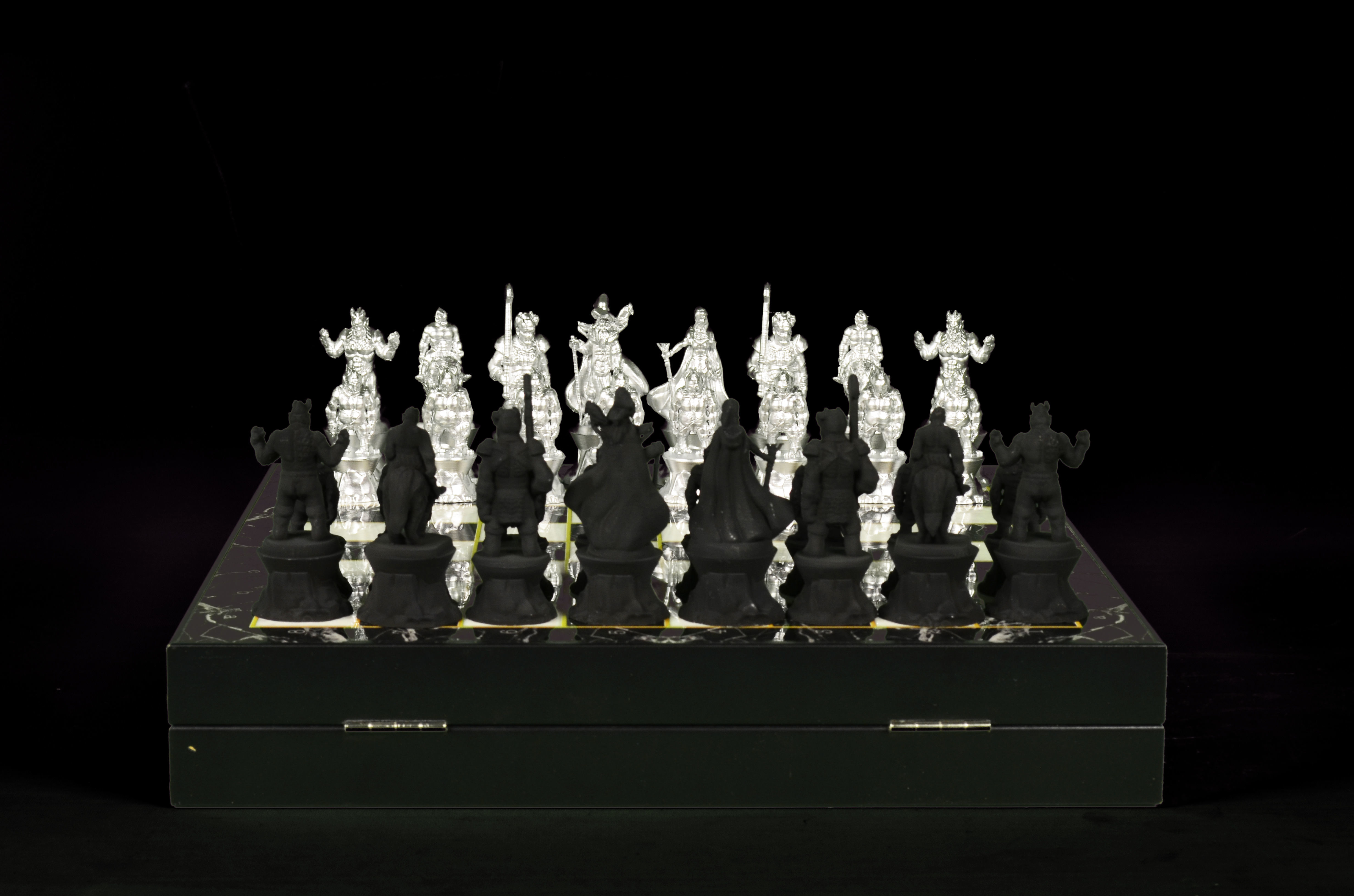 Troll Chess Pieces STL Monster Design  3D print model_2