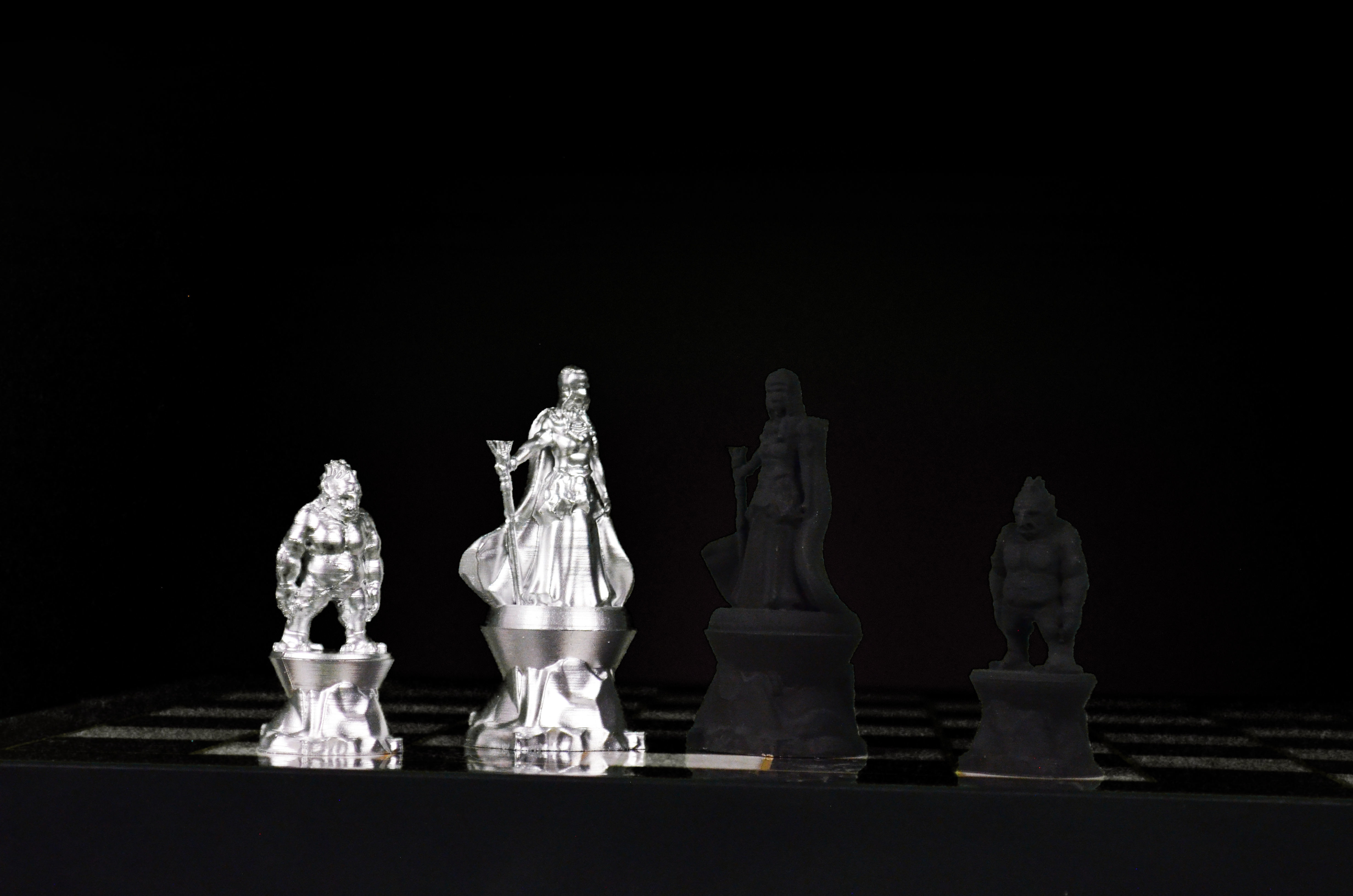 Troll Chess Pieces STL Monster Design  3D print model_7