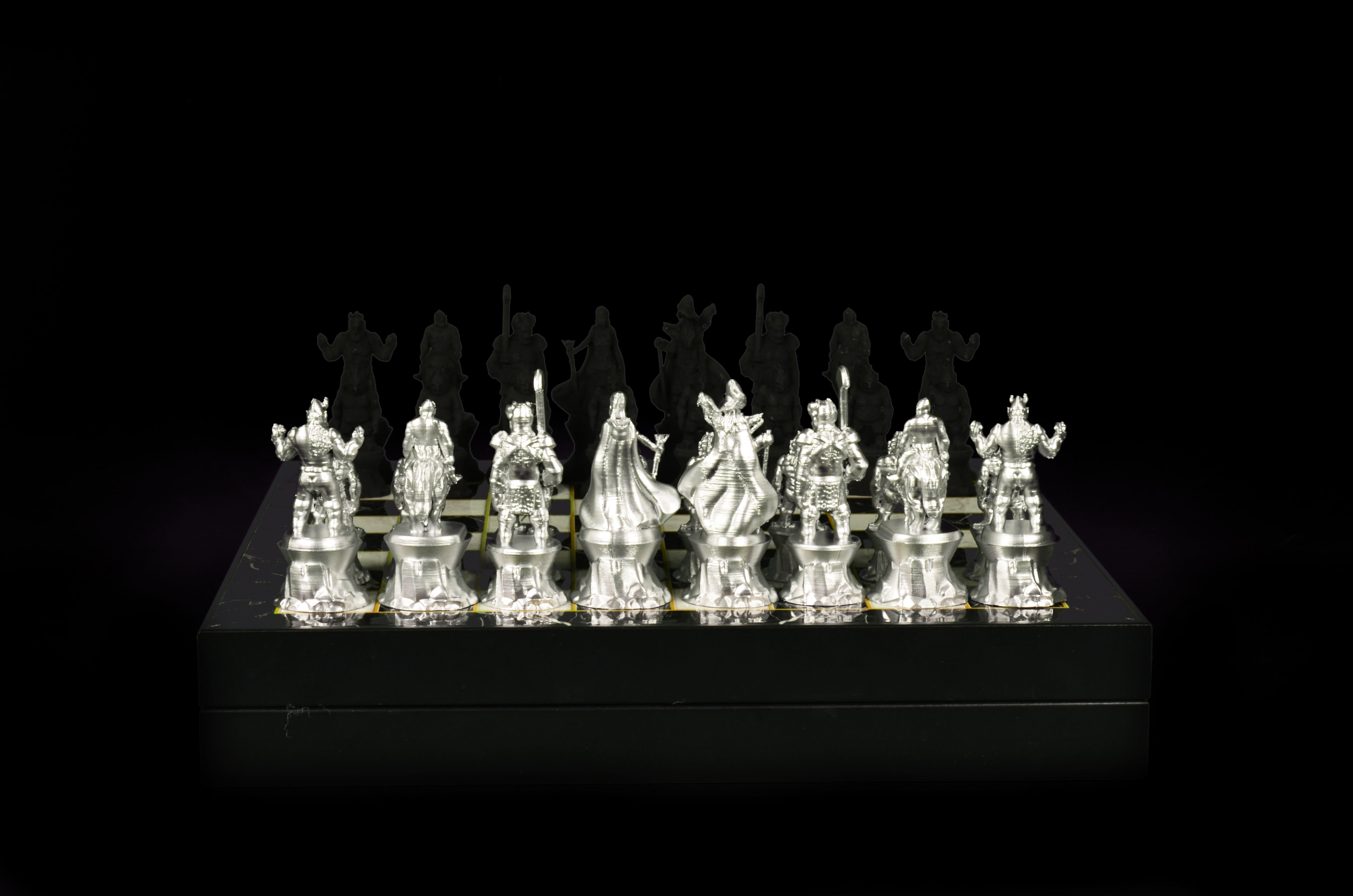 Troll Chess Pieces STL Monster Design  3D print model_4