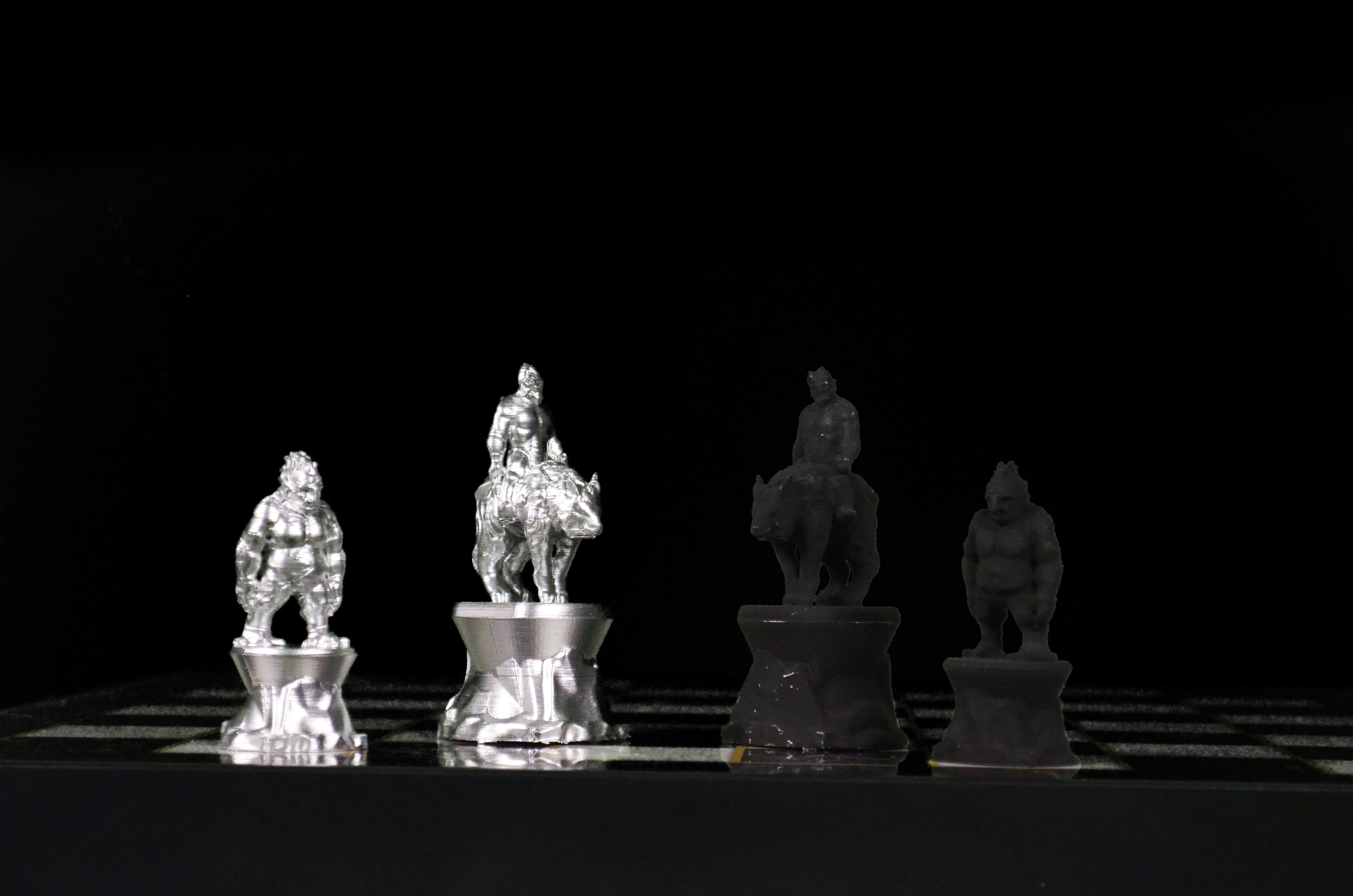 Troll Chess Pieces STL Monster Design  3D print model_9