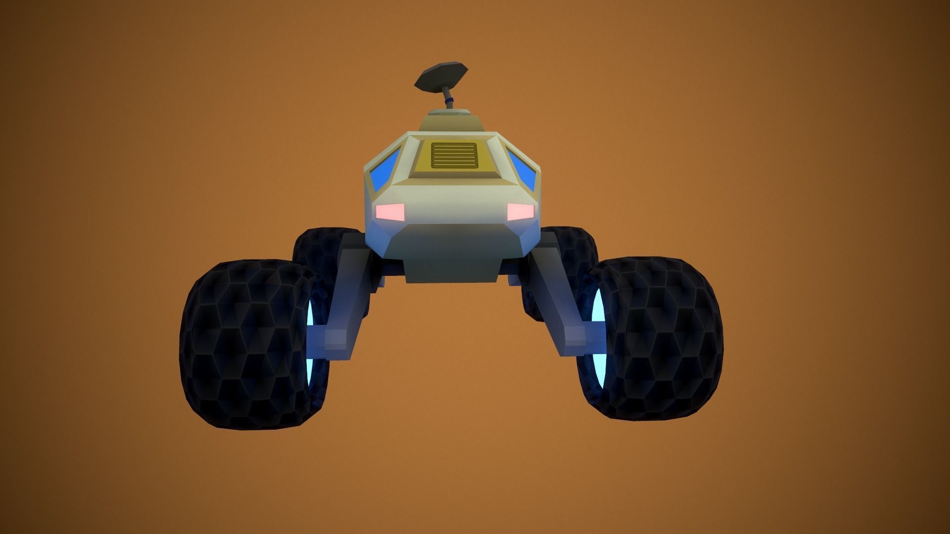 3D model Rover for mars VR / AR / low-poly | CGTrader