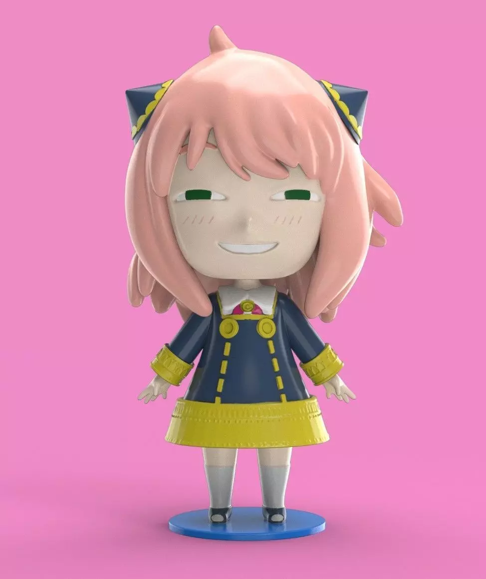 Anya chibi Spy Family 3D print model