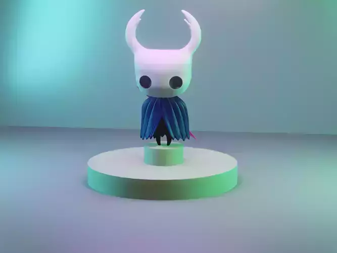 hollow figurine with horns