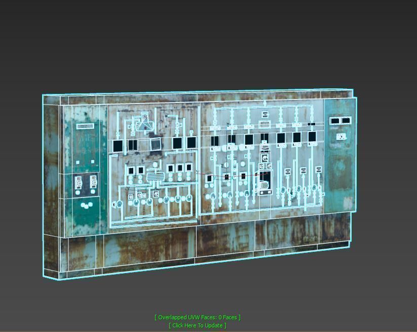 Old Control Panel 3D model_12