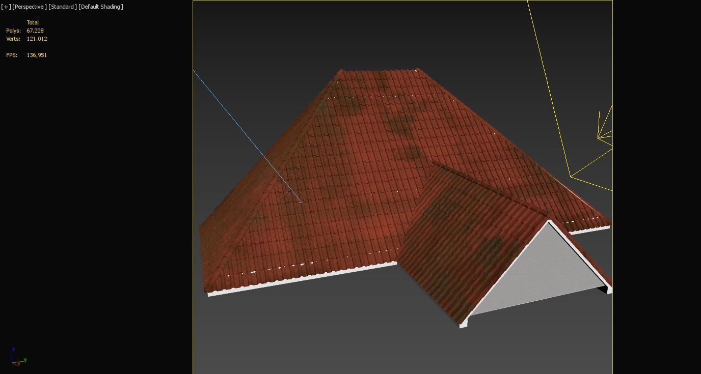 Realistic Roof Collections 27 3D model_7