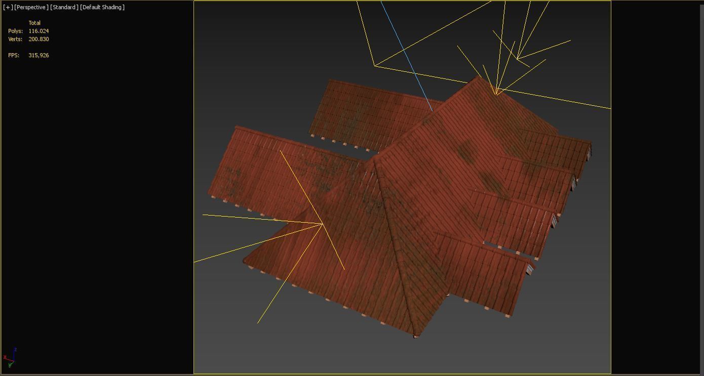 Realistic Roof Collections 34 3D model_8