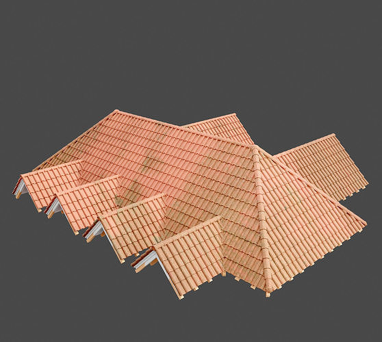 Realistic Roof Collections 34 3D model