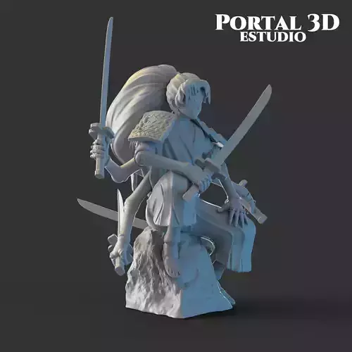kimetsu no yaiba yoriichi 3D print model