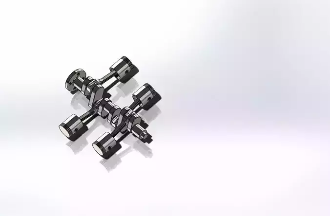 engine machine tool component 3D model