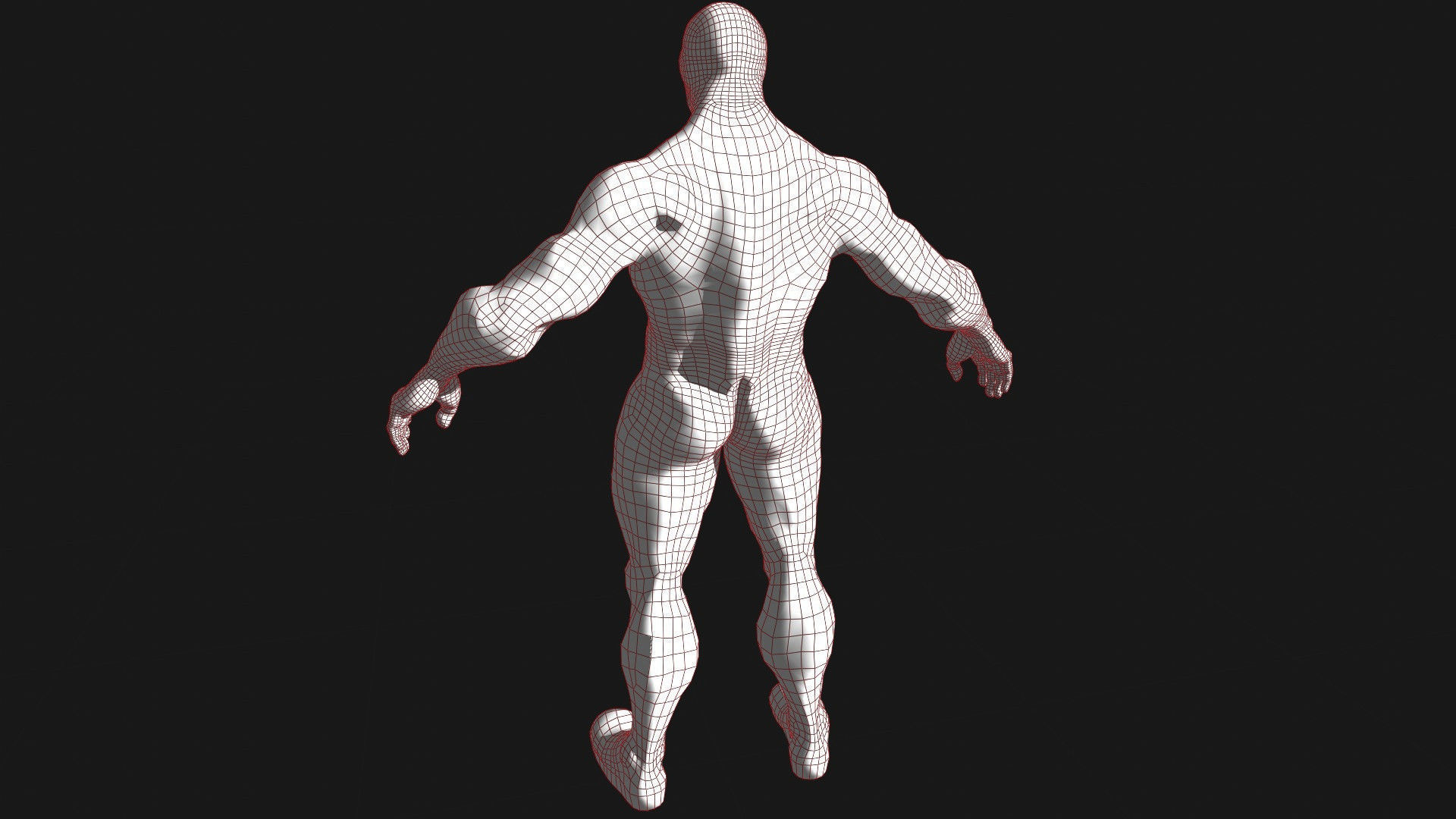 MechOrg Humanoid Cyborg Creature Rigged 3D Character Low-poly 3D model_18