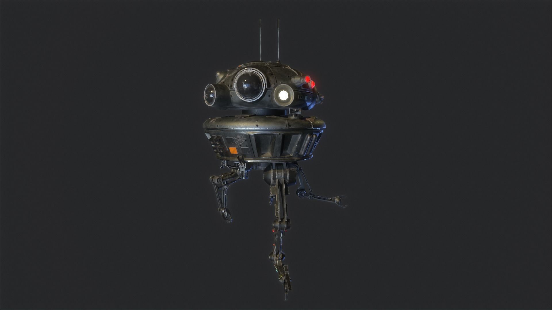 Arakyd Viper Probe Droid Low-poly 3D model_29
