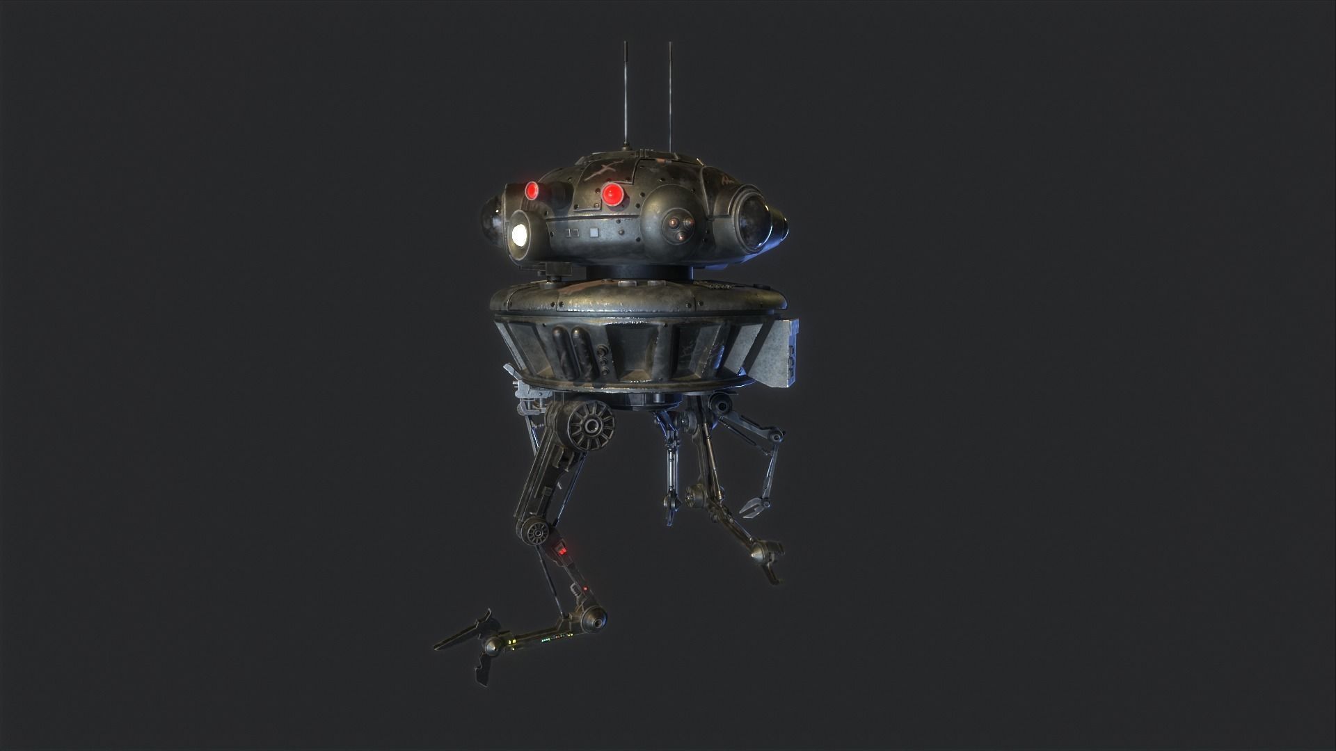 Arakyd Viper Probe Droid Low-poly 3D model_26