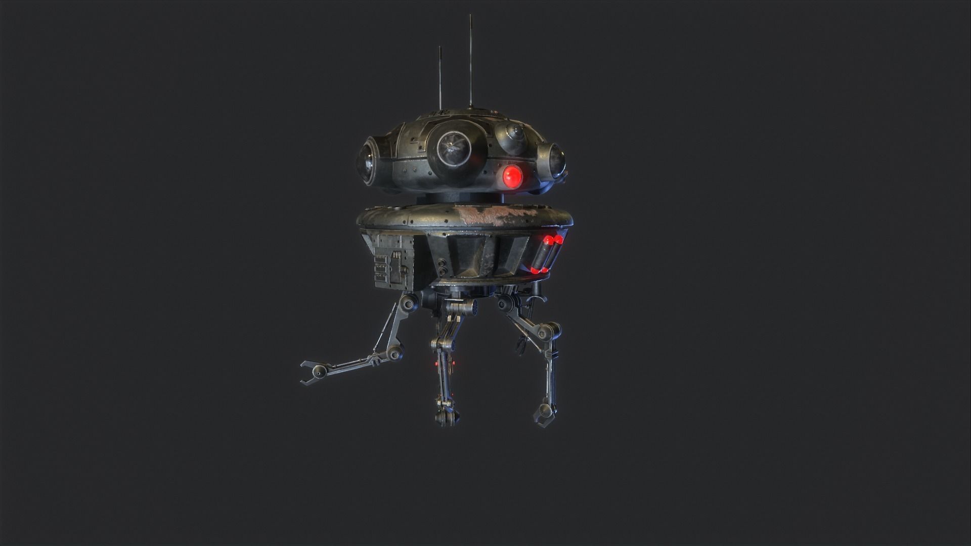 Arakyd Viper Probe Droid Low-poly 3D model_18