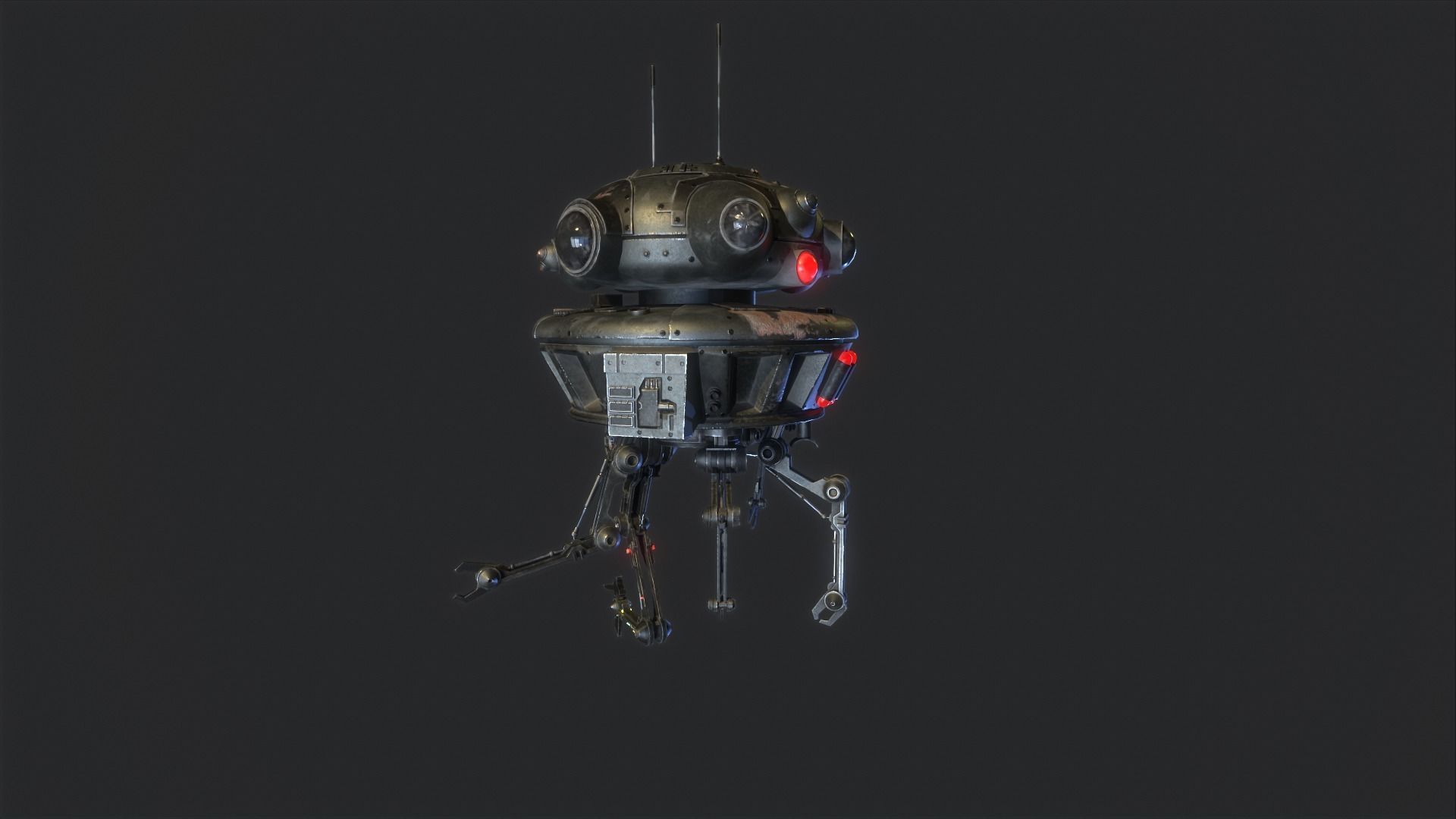 Arakyd Viper Probe Droid Low-poly 3D model_21