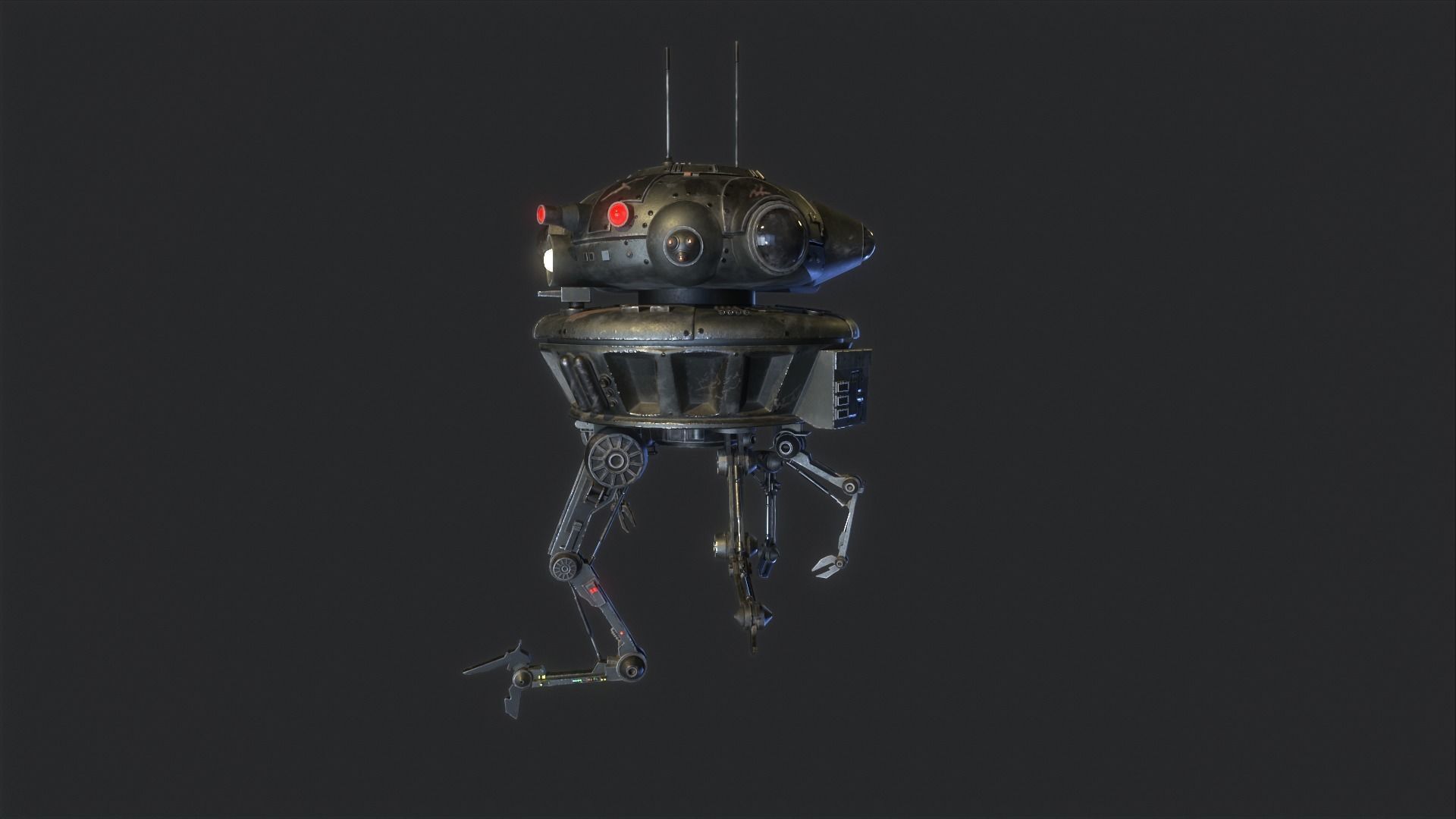 Arakyd Viper Probe Droid Low-poly 3D model_25