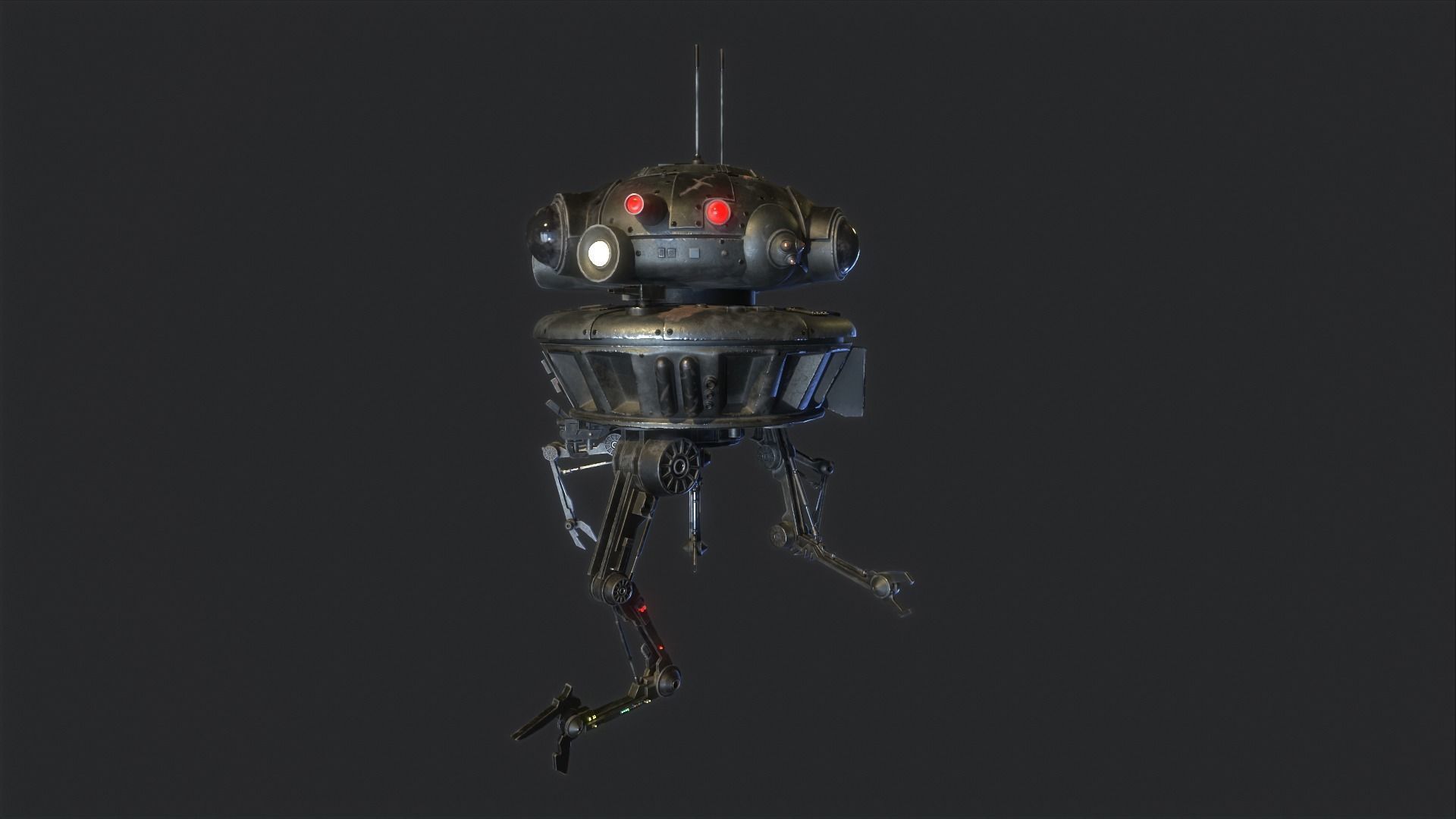 Arakyd Viper Probe Droid Low-poly 3D model_27