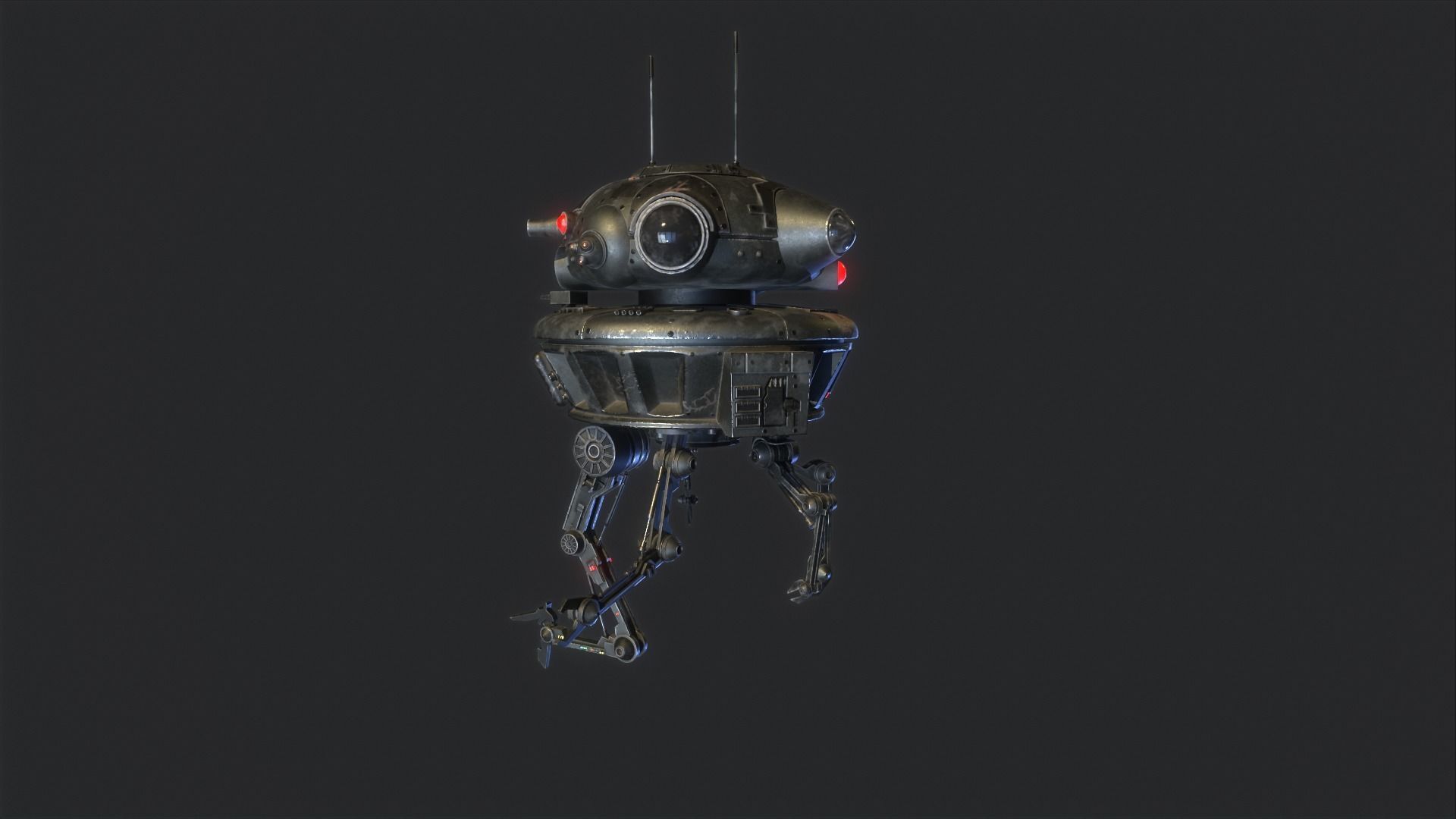 Arakyd Viper Probe Droid Low-poly 3D model_24