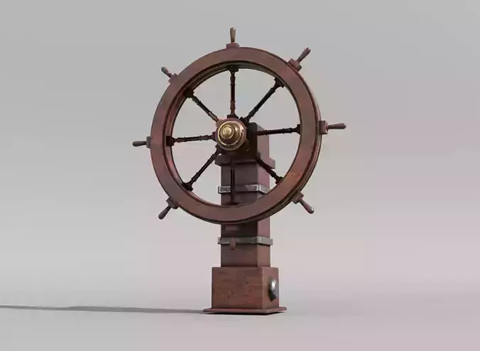 Pirate Ship Wheel 3D model