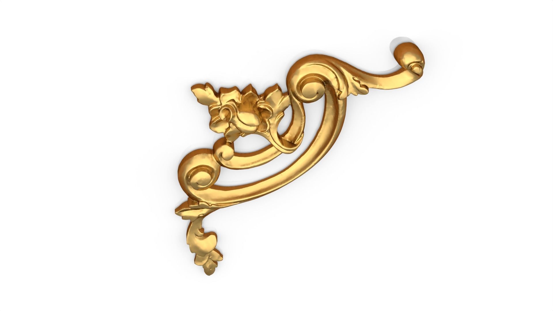 Classic decor ornament 189 3D model_4