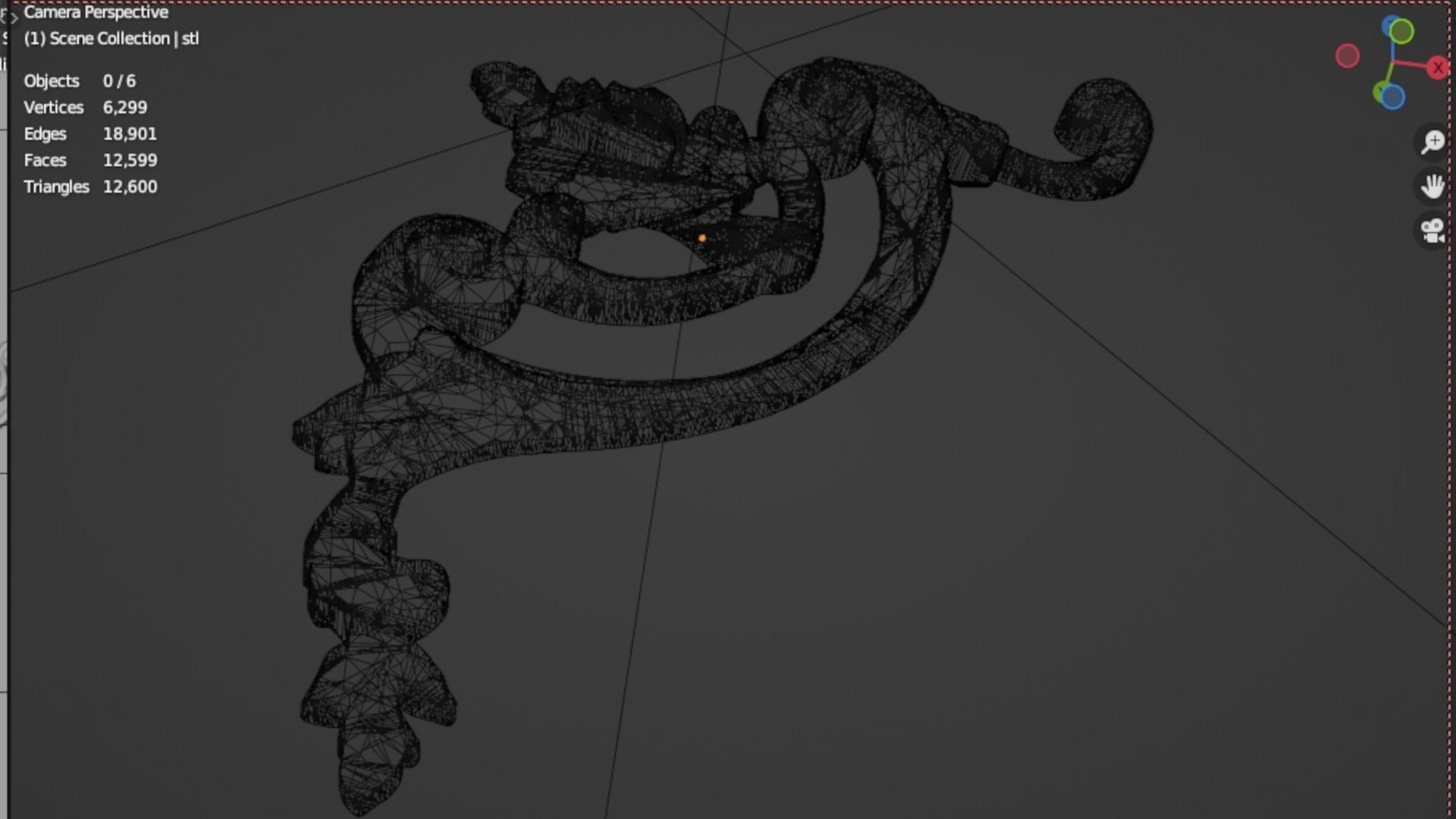 Classic decor ornament 189 3D model_7