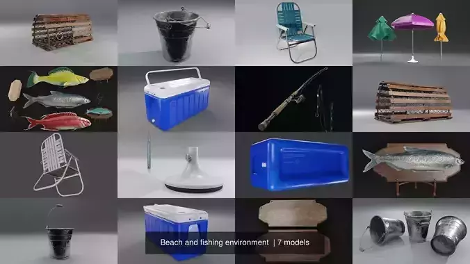 Beach and fishing environment 