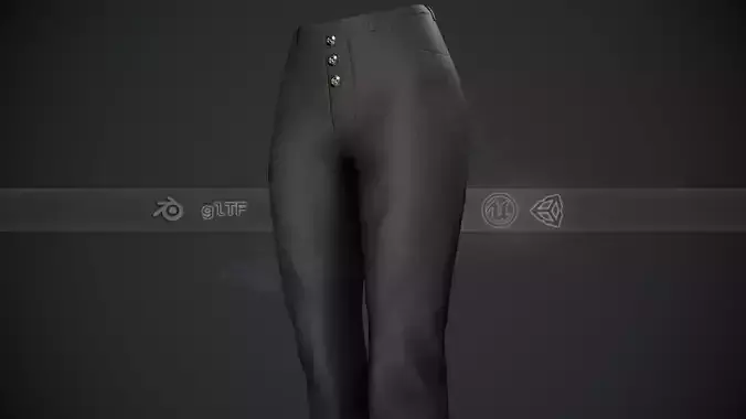 Female Black Jeans Pants Style 1