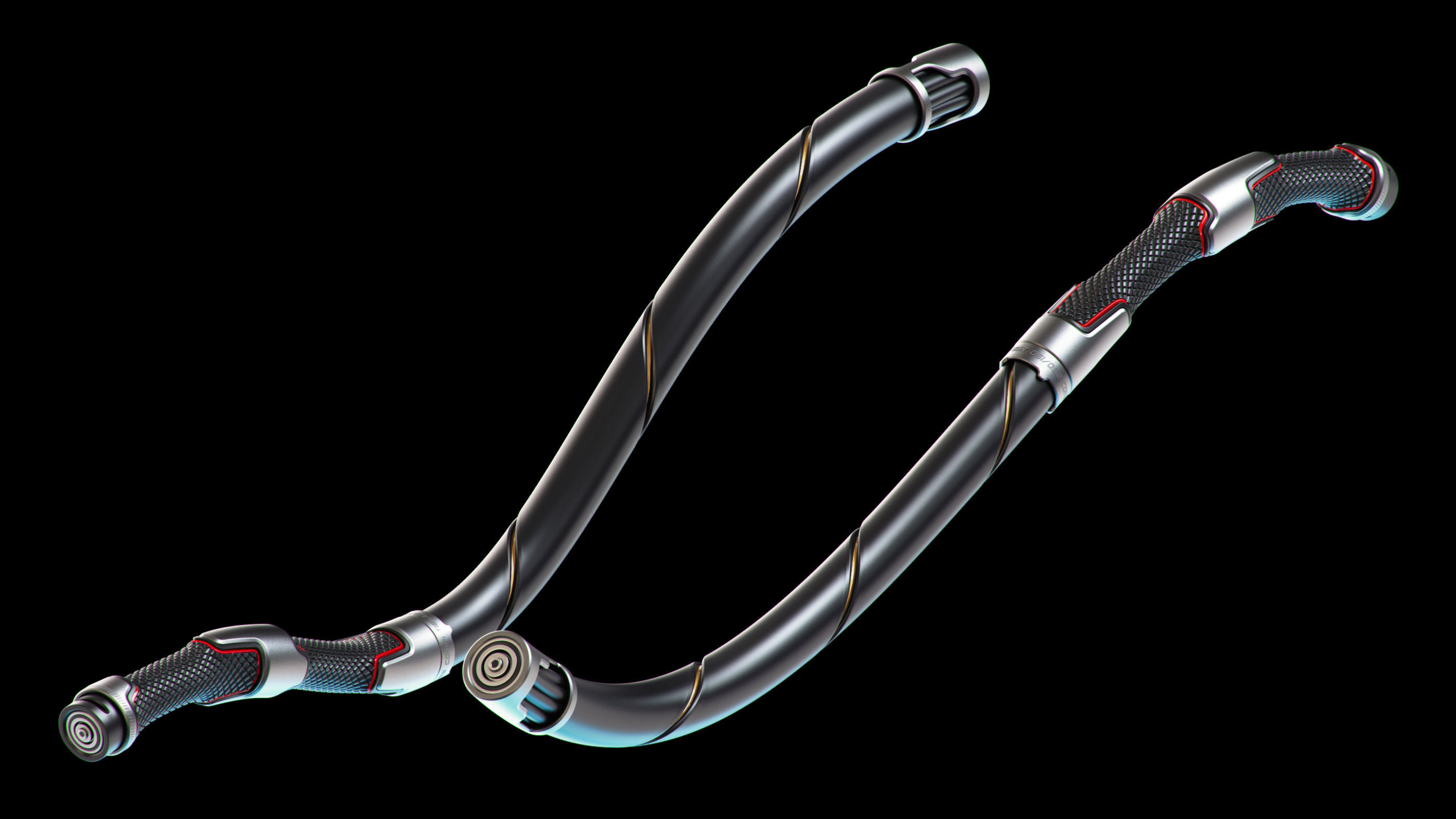 Wires and Cables set 3D model_15