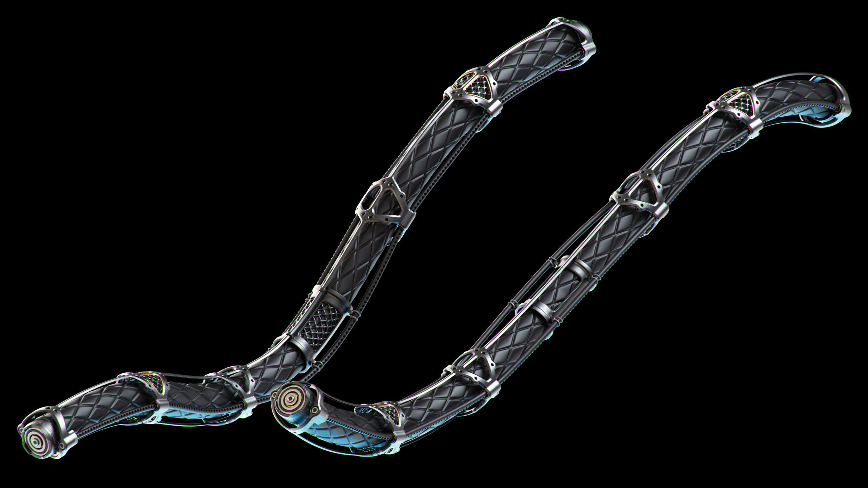 Wires and Cables set 3D model_22