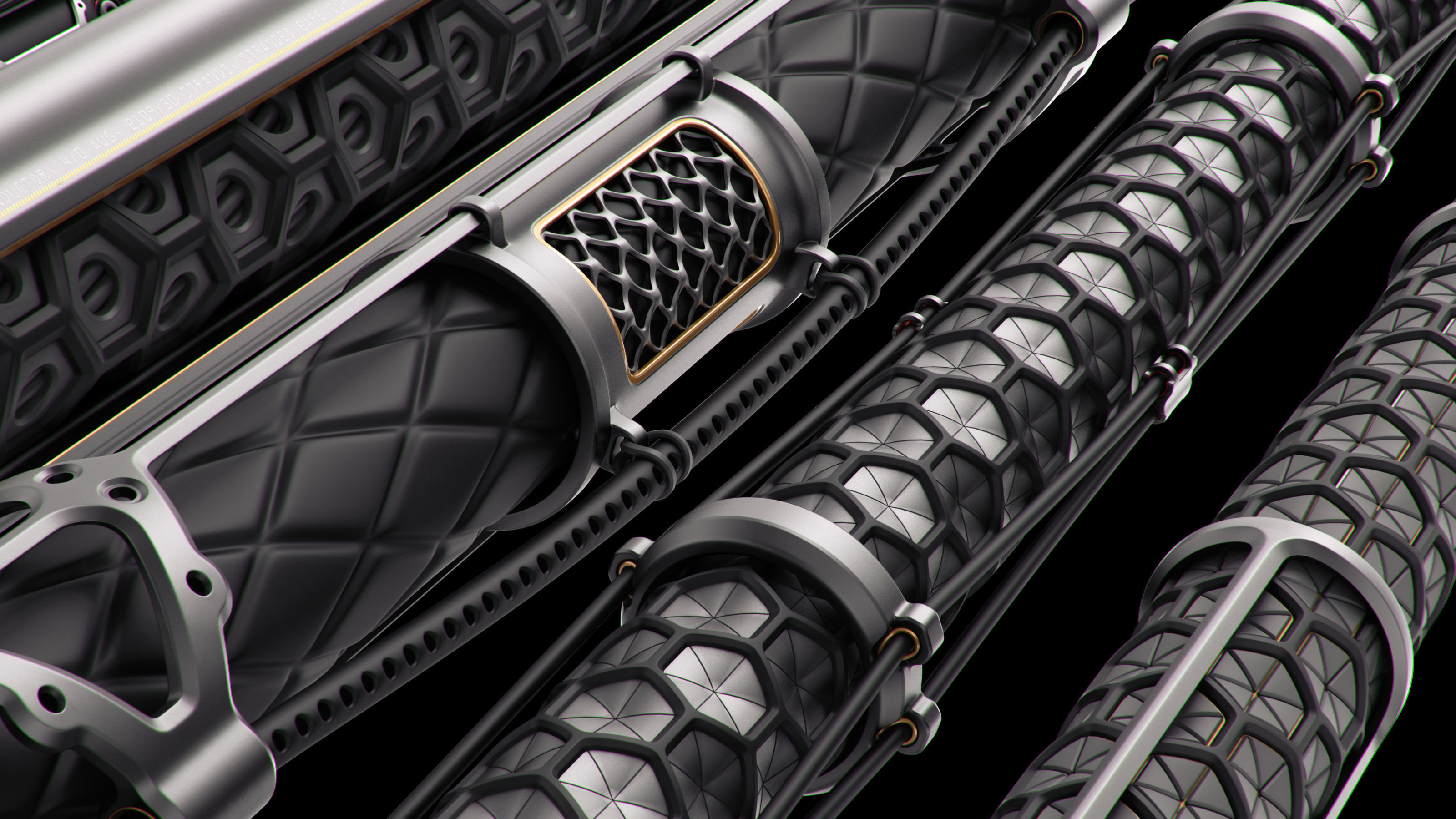 Wires and Cables set 3D model_9