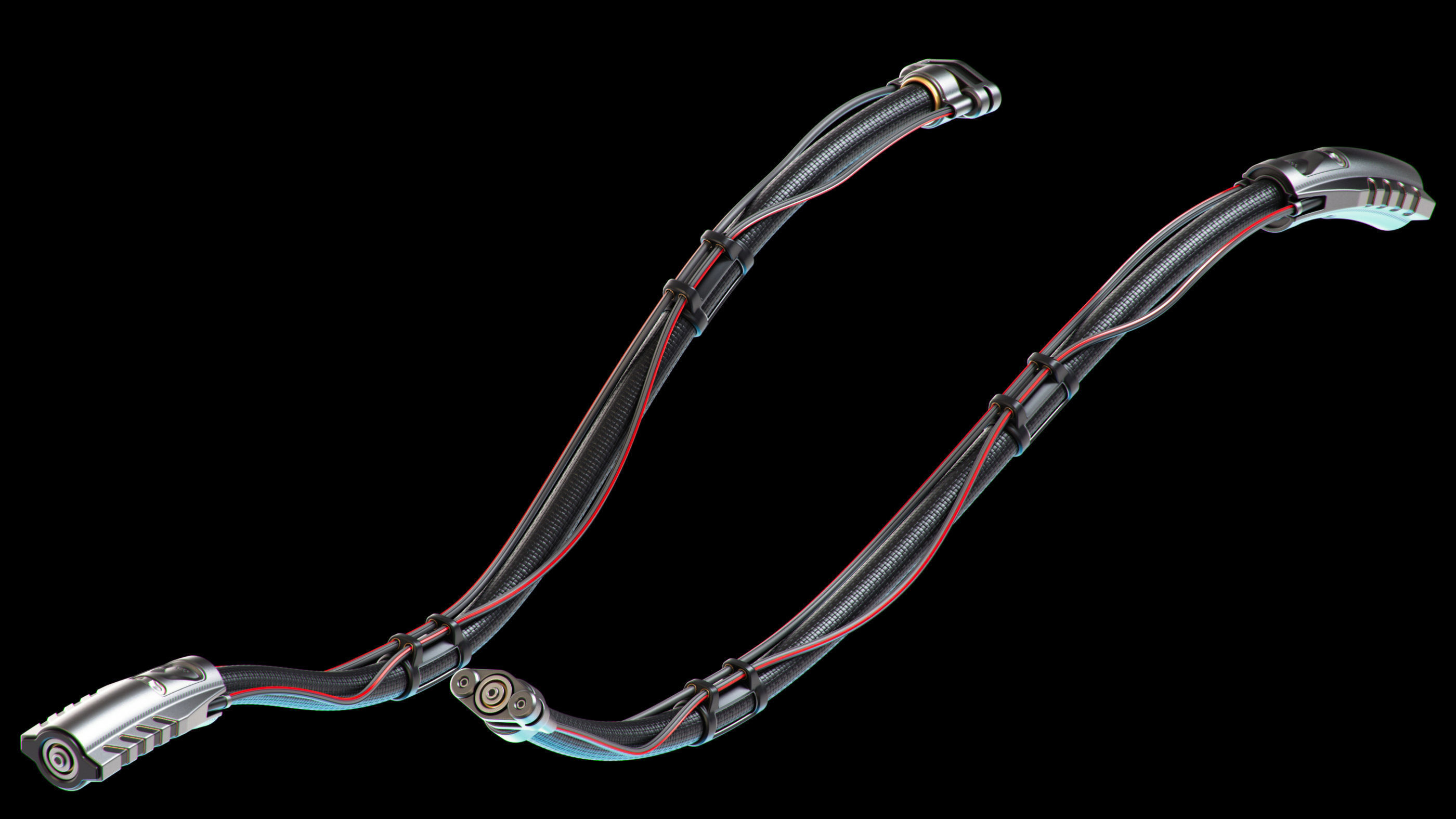 Wires and Cables set 3D model_17