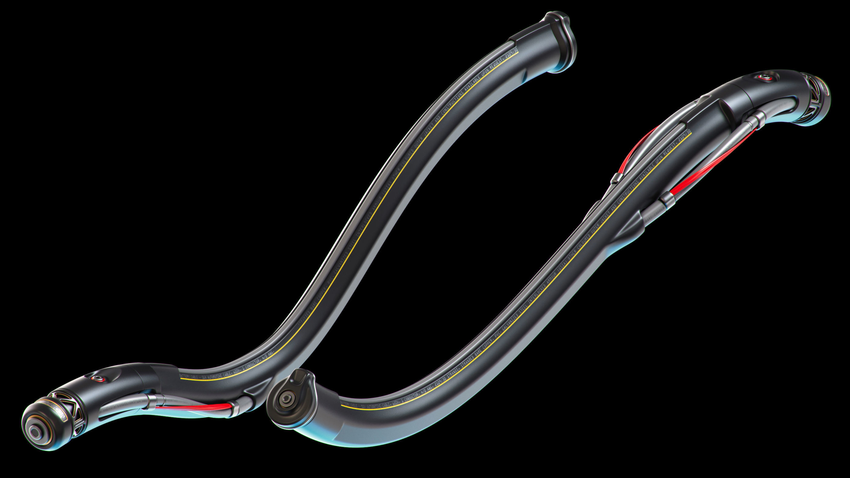 Wires and Cables set 3D model_20