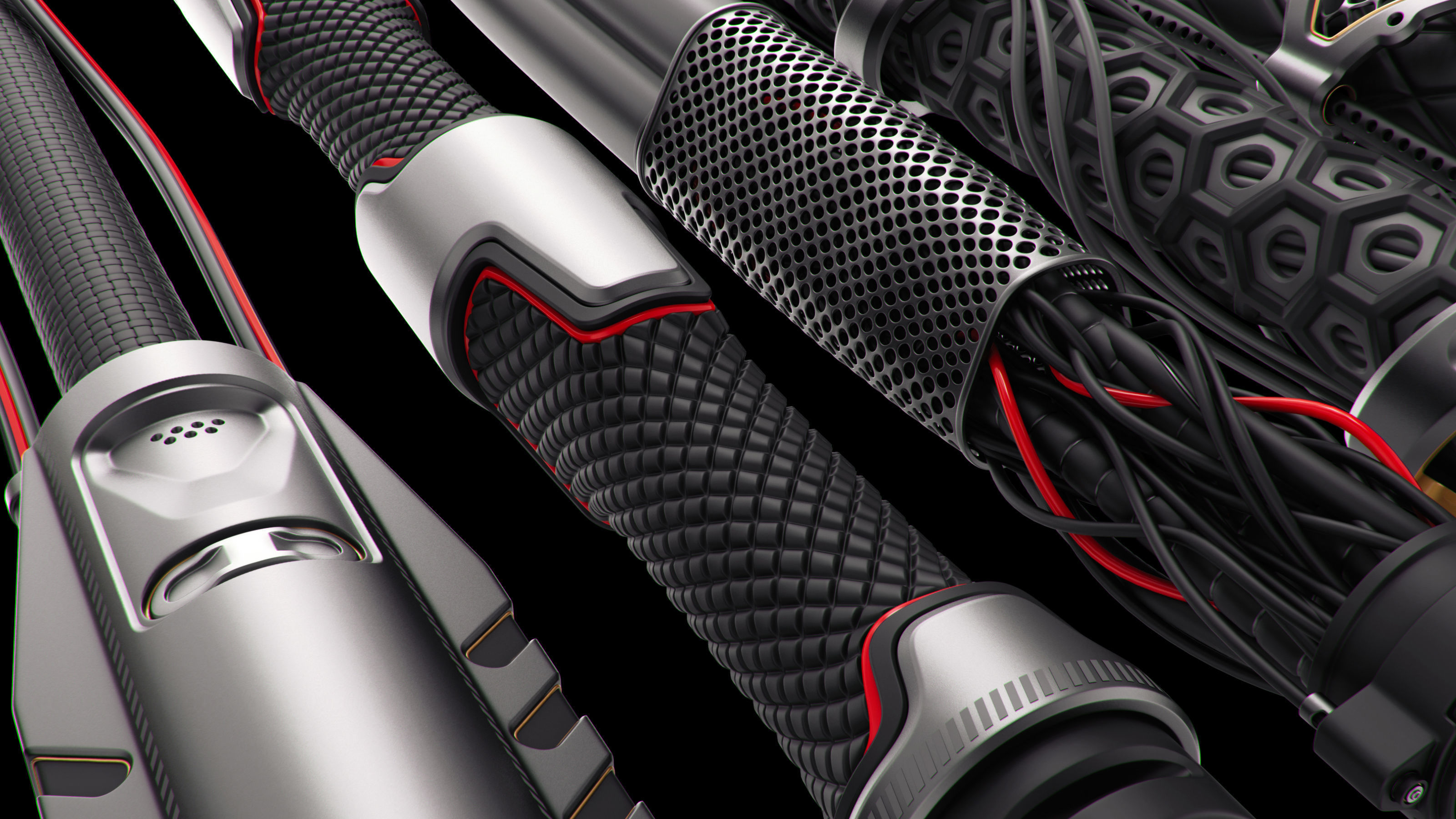 Wires and Cables set 3D model_8